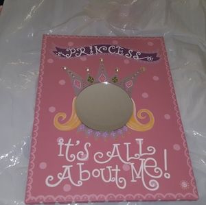 Princess mirror wall art